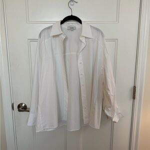 COS Oversized White Button-Up Shirt size EUR 34